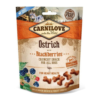 Premium Carnilove Crunchy Snack Struisvogel/Zwarte Bes - 8595602527274 voor hond - Bestel nu bij Animal Valley, de online dierenwinkel voor jouw huisdier