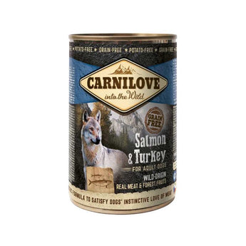 Premium Carnilove Dog Blik Zalm/Kalkoen 6x400 gr - 8595602529278 voor hond - Bestel nu bij Animal Valley, de online dierenwinkel voor jouw huisdier