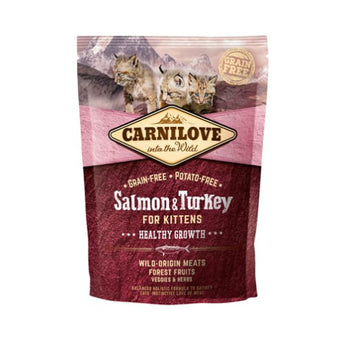 Premium Carnilove Salmon/Turkey Kittens 400 gr - 8595602512232 voor kat - Bestel nu bij Animal Valley, de online dierenwinkel voor jouw huisdier