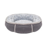 Premium Hondenmand Pluche Donut Grijs - 5025659043708 voor hond - Bestel nu bij Animal Valley, de online dierenwinkel voor jouw huisdier