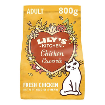 Premium Lily's Kitchen Cat Adult Chicken Casserole Kattenvoer 800 gr - 5060184243384 voor kat - Bestel nu bij Animal Valley, de online dierenwinkel voor jouw huisdier