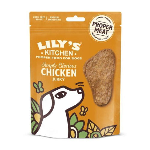Premium Lily's Kitchen Dog Simply Glorious Chicken Jerky - 5060184249836 voor hond - Bestel nu bij Animal Valley, de online dierenwinkel voor jouw huisdier