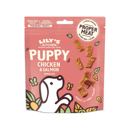 Lily's Kitchen Chicken / Salmon Nibbles For Puppies 70 gr