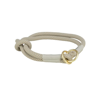 Premium Trixie Halsband Hond Soft Half-Slip Grijs/Lichtgrijs 30 cm - 4053032663763 voor hond - Bestel nu bij Animal Valley, de online dierenwinkel voor jouw huisdier