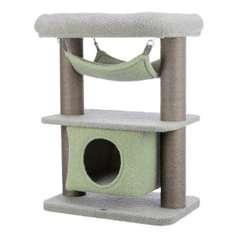 Premium Trixie Kitten Krabpaal Lunito Grijs/Mintgroen - 4047974444429 voor kat - Bestel nu bij Animal Valley, de online dierenwinkel voor jouw huisdier