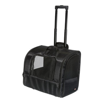 Premium Trixie Reismand Trolley Elegance Zwart - 4011905028811 voor hond en kat - Bestel nu bij Animal Valley, de online dierenwinkel voor jouw huisdier