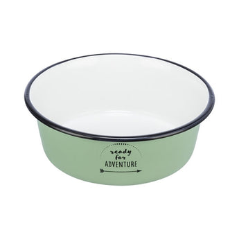 Premium Trixie Voerbak Emaille / RVS Groen - 4047974252130 voor hond en kat - Bestel nu bij Animal Valley, de online dierenwinkel voor jouw huisdier