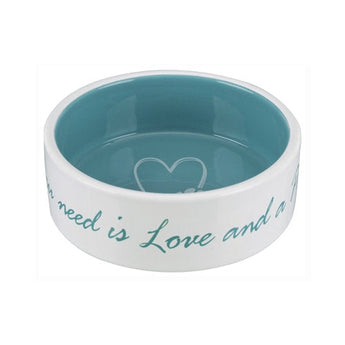 Premium Trixie Voerbak Pets Home Petrol 20 cm - 4011905250526 voor hond en kat - Bestel nu bij Animal Valley, de online dierenwinkel voor jouw huisdier