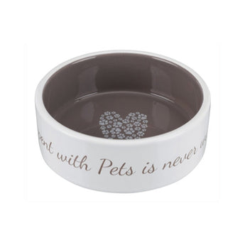 Premium Trixie Voerbak Pets Home Taupe - 4011905250540 voor hond en kat - Bestel nu bij Animal Valley, de online dierenwinkel voor jouw huisdier