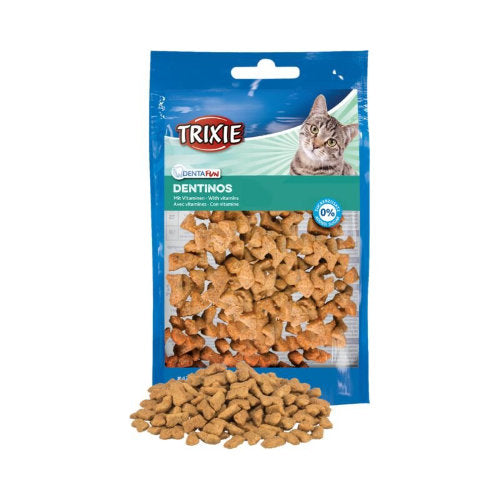 Premium Trixie Denta Fun Dentinoes Met Vitamines 50 gr - 4011905042664 voor kat - Bestel nu bij Animal Valley, de online dierenwinkel voor jouw huisdier