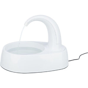 Trixie Drinkfontein Curved Stream Kunststof Wit 2,5 L