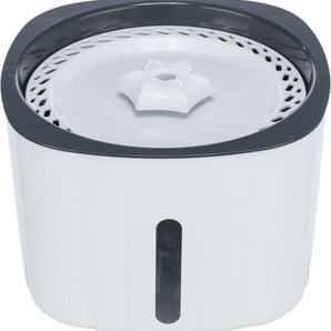 Trixie Drinkfontein Flower Kunststof Wit/Grijs 2 ltr