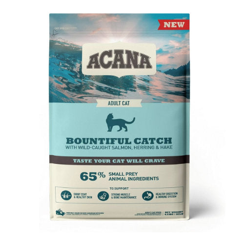 Premium Acana Cat Bountiful Catch 4,5 kg - 0064992714444 voor kat - Bestel nu bij Animal Valley, de online dierenwinkel voor jouw huisdier