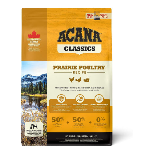 Premium Acana Classics Prairie Poultry 2 kg - 0064992560218 voor hond - Bestel nu bij Animal Valley, de online dierenwinkel voor jouw huisdier