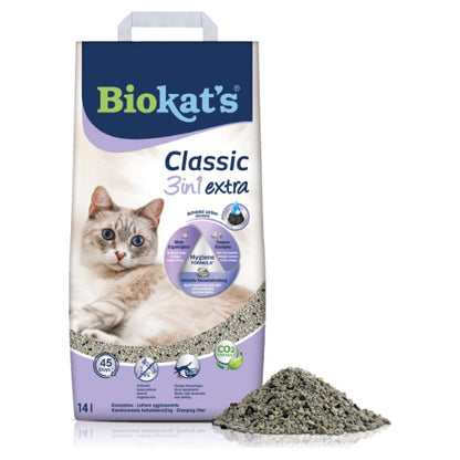 Premium Biokat's Classic 3in1 Extra- 4002064613963 voor kat - Bestel nu bij Animal Valley, de online dierenwinkel voor jouw huisdier