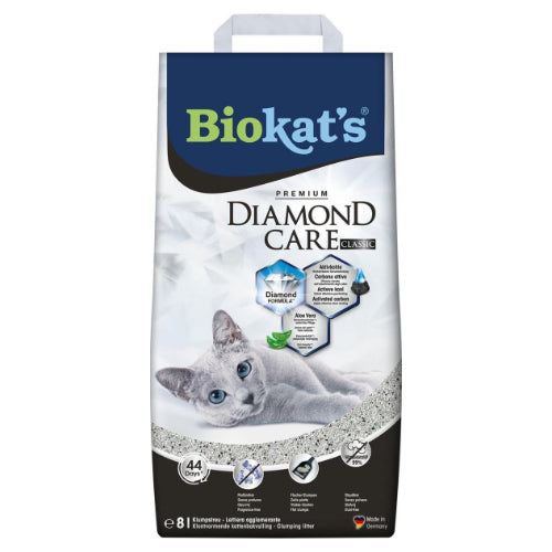 Premium Biokat's Kattenbakvulling Diamond Care Classic - 4002064613253 voor kat - Bestel nu bij Animal Valley, de online dierenwinkel voor jouw huisdier