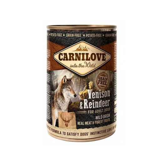 Premium Carnilove Dog Blik Rendier 6x400 gr - 8595602529292 voor hond - Bestel nu bij Animal Valley, de online dierenwinkel voor jouw huisdier