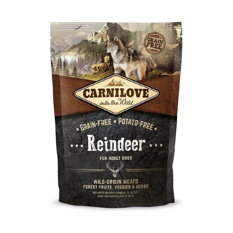 Premium Carnilove Reindeer Adult 1,5 kg - 8595602508891 voor hond - Bestel nu bij Animal Valley, de online dierenwinkel voor jouw huisdier