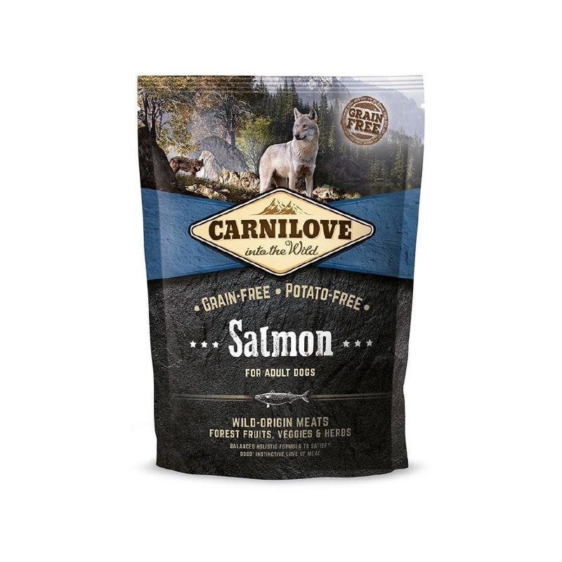 Premium Carnilove Salmon Adult 1,5 kg - 8595602508914 voor hond - Bestel nu bij Animal Valley, de online dierenwinkel voor jouw huisdier