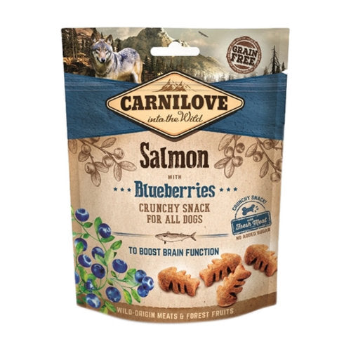 Premium Carnilove Soft Snack Zalm/Blauw Bes - 8595602528851 voor hond - Bestel nu bij Animal Valley, de online dierenwinkel voor jouw huisdier