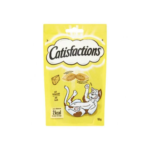 Premium Catisfactions Kaas 60 gr - 5998749117798 voor kat - Bestel nu bij Animal Valley, de online dierenwinkel voor jouw huisdier