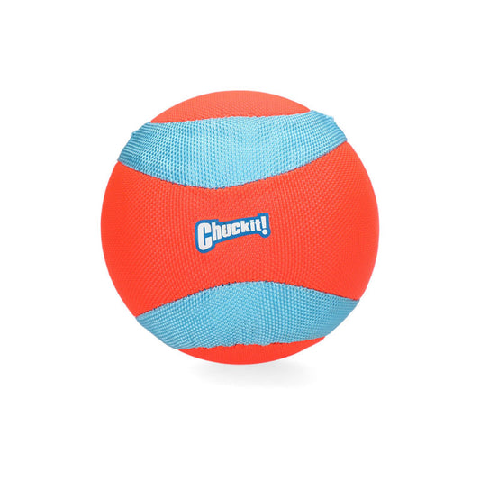 Premium Chuckit Amphibious Mega Ball Oranje/Blauw 12 cm - 0029695509902 voor hond - Bestel nu bij Animal Valley, de online dierenwinkel voor jouw huisdier