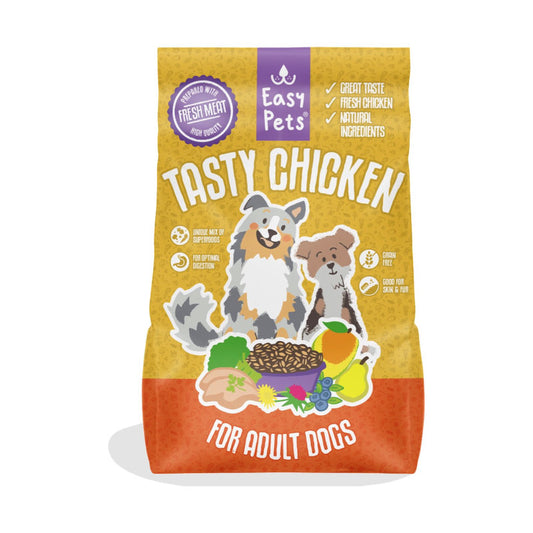 Premium Easypets Adult Tasty Chicken Graanvrij 2 kg - 8720387301409 voor hond - Bestel nu bij Animal Valley, de online dierenwinkel voor jouw huisdier