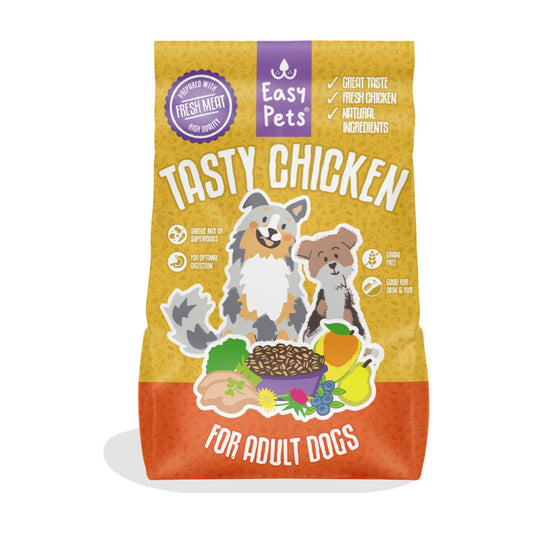 Premium Easypets Adult Tasty Chicken Graanvrij 7 kg - 8720387301447 voor hond - Bestel nu bij Animal Valley, de online dierenwinkel voor jouw huisdier