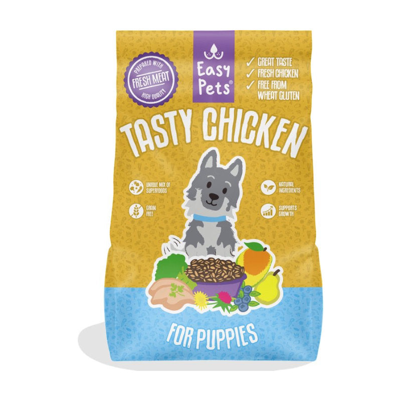 Premium Easypets Puppy Tasty Chicken Graanvrij 7 kg - 8720387301478 voor hond - Bestel nu bij Animal Valley, de online dierenwinkel voor jouw huisdier