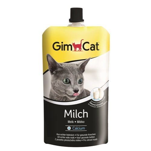 Premium Gimcat Kattenmelk Pouch Hersluitbaar 200 ml – 4002064406268 voor kat - Bestel nu bij Animal Valley, de online dierenwinkel voor jouw huisdier