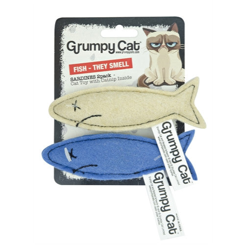 Premium Grumpy Cat Sardines Met Catnip - 0703624510855 voor kat - Bestel nu bij Animal Valley, de online dierenwinkel voor jouw huisdier