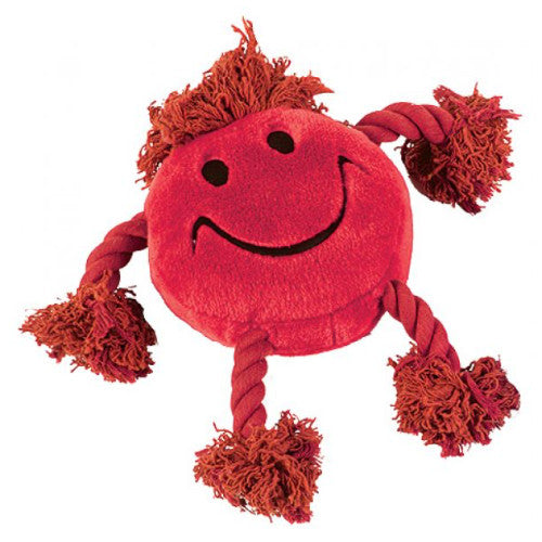 Premium Happy Pet Knuffel Smiley Rood - 0701029150744 voor hond - Bestel nu bij Animal Valley, de online dierenwinkel voor jouw huisdier