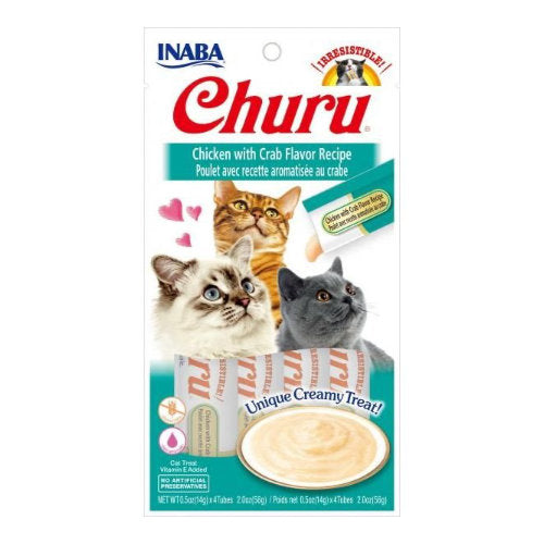 Premium Inaba Churu Chicken / Crab 56 gr - 8859387700759 voor kat - Bestel nu bij Animal Valley, de online dierenwinkel voor jouw huisdier