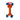 KONG Rope Rally Bot Oranje/Rood/Blauw 38X16X3 cm