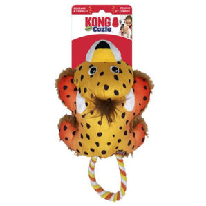 Premium Kong Cozie Tuggz Cheetah S/M - 0035585509013 voor hond - Bestel nu bij Animal Valley, de online dierenwinkel voor jouw huisdi