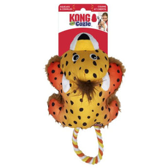 Premium Kong Cozie Tuggz Cheetah S/M - 0035585509013 voor hond - Bestel nu bij Animal Valley, de online dierenwinkel voor jouw huisdi