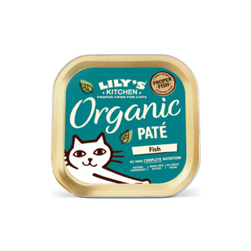 Premium Lily’s Kitchen Cat Organic Fish Pate 19x85 gr - 5060184243940 voor kat - Bestel nu bij Animal Valley, de online dierenwinkel voor jouw huisdier