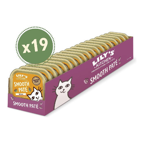 Premium Lily’s Kitchen Cat Smooth Pate Chicken 19x85 gr - 5060184243438 voor kat - Bestel nu bij Animal Valley, de online dierenwinkel voor jouw huisdier