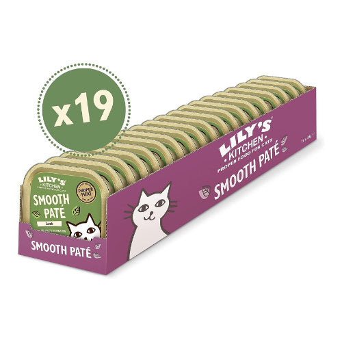 Premium Lily’s Kitchen Cat Smooth Pate Lamb 19x85 gr - 5060184243476 voor kat - Bestel nu bij Animal Valley, de online dierenwinkel voor jouw huisdier