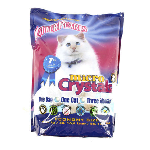 Premium Litter Pearls Micro Crystals 4,76 kg - 633843106105 voor kat - Bestel nu bij Animal Valley, de online dierenwinkel voor jouw huisdier