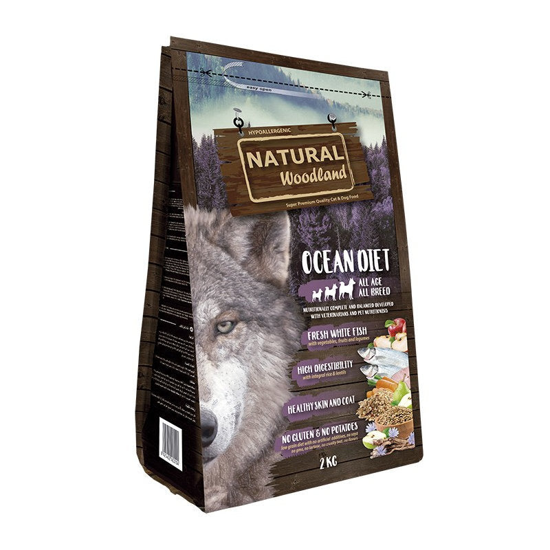 Premium Natural Woodland Ocean Diet 2 kg - 8425402400111 voor hond - Bestel nu bij Animal Valley, de online dierenwinkel voor jouw huisdier