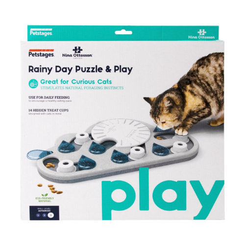 Premium Nina Ottosson Puzzle & Play Rainy Day - 0700603695817 voor kat - Bestel nu bij Animal Valley, de online dierenwinkel voor jouw huisdier