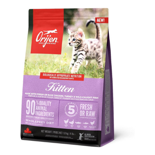 Premium Orijen Kitten 1,8 kg - 0064992718862  voor kat - Bestel nu bij Animal Valley, de online dierenwinkel voor jouw huisdier