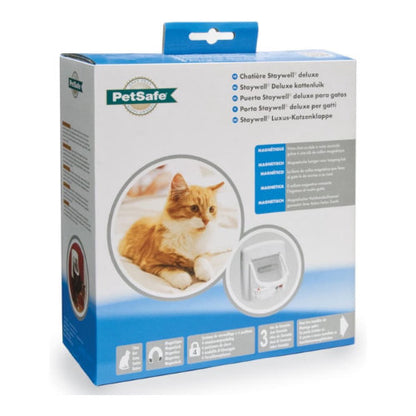 Premium Petsafe Kattenluik Met Magnetisch Slot - 5011569002782 voor kat - Bestel nu bij Animal Valley, de online dierenwinkel voor jouw huisdier