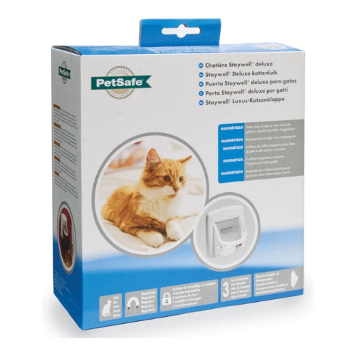 Premium Petsafe Kattenluik Met Magnetisch Slot - 5011569002782 voor kat - Bestel nu bij Animal Valley, de online dierenwinkel voor jouw huisdier