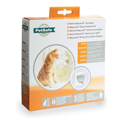 Premium Petsafe Kattenluik Four Way - 5011569008524 voor kat - Bestel nu bij Animal Valley, de online dierenwinkel voor jouw huisdier