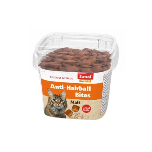 Premium Sanal Cat Hairball Bites Cup - 8711908157100 voor kat - Bestel nu bij Animal Valley, de online dierenwinkel voor jouw huisdier