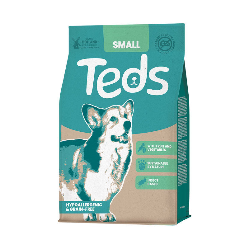 Premium Teds Insect Based Adult Small Breed 2,5 kg - 8720726370165 voor hond - Bestel nu bij Animal Valley, de online dierenwinkel voor jouw huisdier