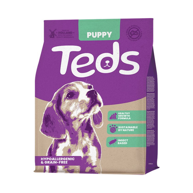 Premium Teds Insect Based Puppy & Growing All Breeds 800 gr - 8720726370103 voor hond - Bestel nu bij Animal Valley, de online dierenwinkel voor jouw huisdier