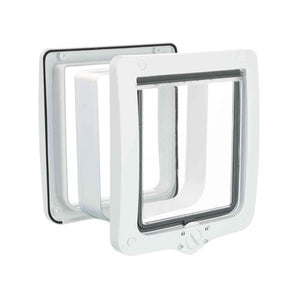 Premium Trixie 4-Weg Kattenluik XL Inclusief Tunnelstuk 24x28 cm - 4047974442418 voor kat - Bestel nu bij Animal Valley, de online dierenwinkel voor jouw huisdier